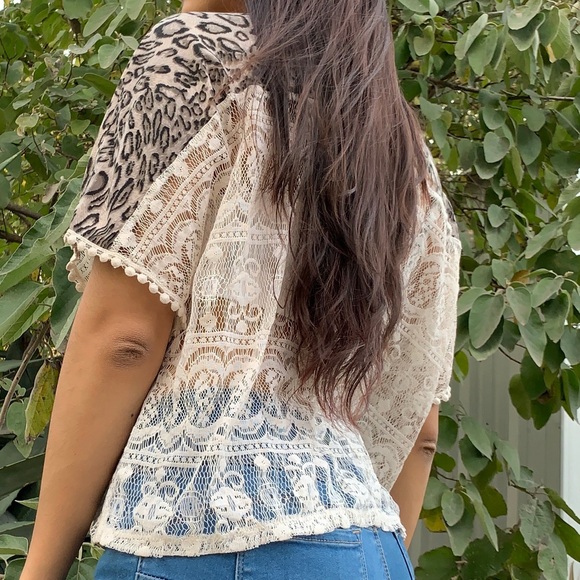 👄Wet seal crochet high low top👄 - Picture 2 of 5